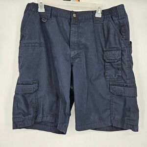 5.11 Tactical Cargo Shorts Mens‎ 38 Taclite Blue Canva Workwear Security